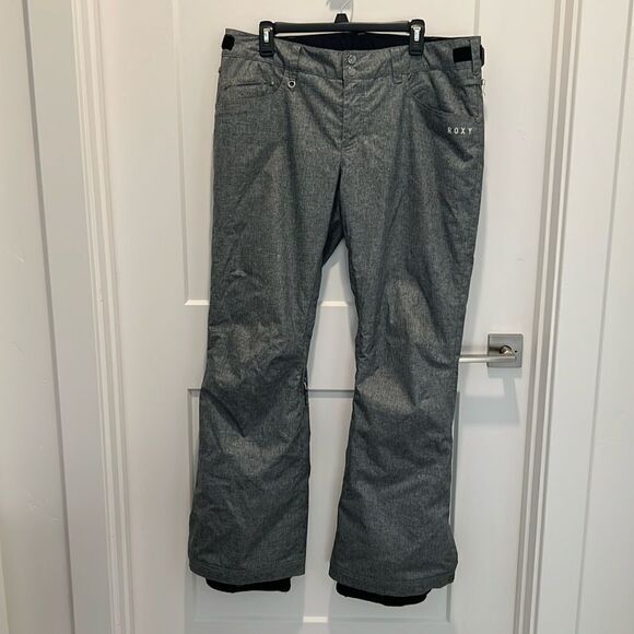 Roxy Slim Fit 10K Insulated Snowboarding Pants - Picture 1 of 14